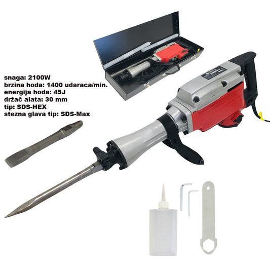 ÚDERNÉ KLADIVO 2100W 45J