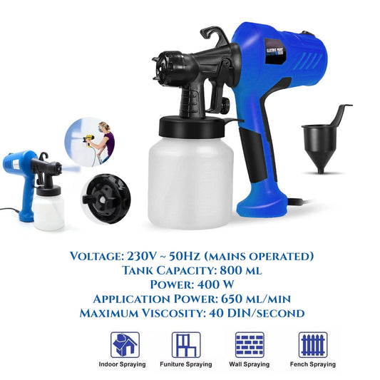 ELEKTRICKÝ KOMPRESOR NA LAKOVANIE 800ml S NÁSTAVCAMI