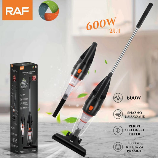 RAF CYKLÓNOVÝ TYČOVÝ VYSÁVAČ 600W 2V1