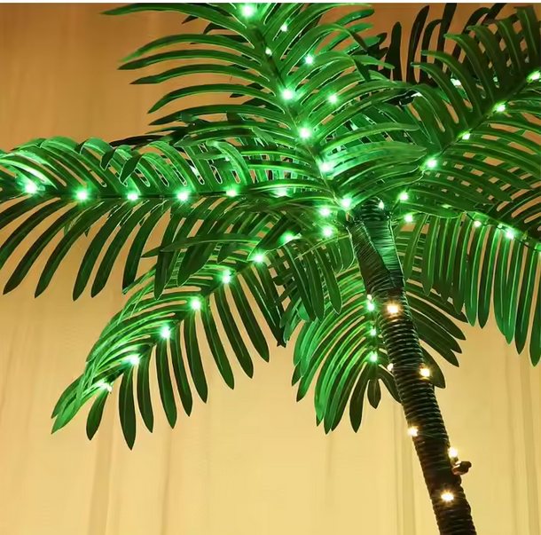 LED OSVETLENIE DEKORAČNÁ PALMA SO STOJANOM 120CM/150CM/180CM
