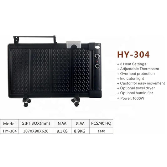 OLEJOVÝ RADIÁTOR 2000W SO SUŠIAKOM NA OBLEČENIE