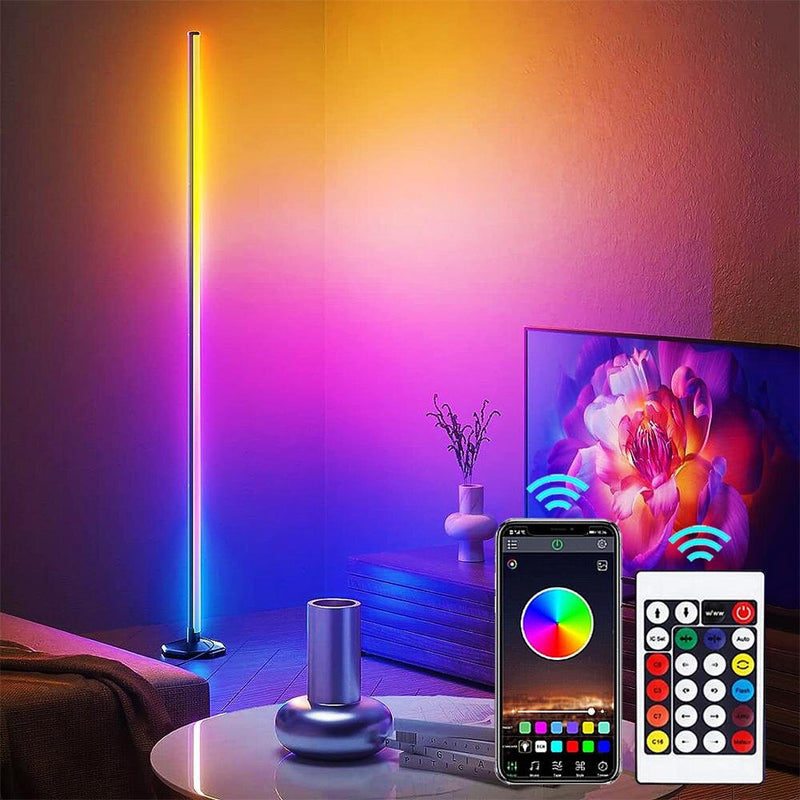 ROHOVÁ RGB LAMPA 120CM S DIAĽKOVÝM A APLIKÁCIOU