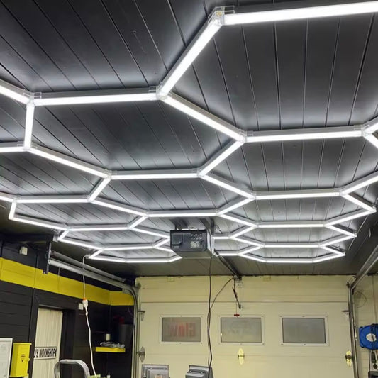 Hexagon LED sieť 484x243 cm