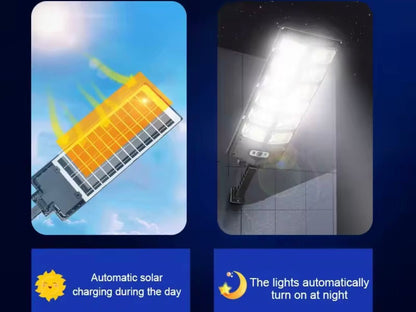 Solárna LED lampa s diaľkovým ovládaním