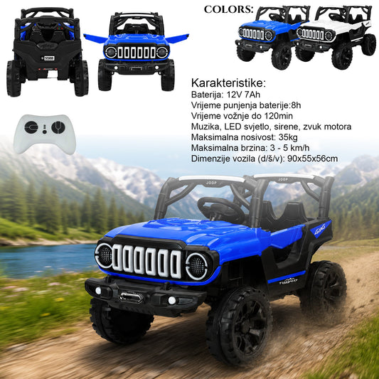 Detský elektrický džíp JOOP 4×4 Trailsport 12V