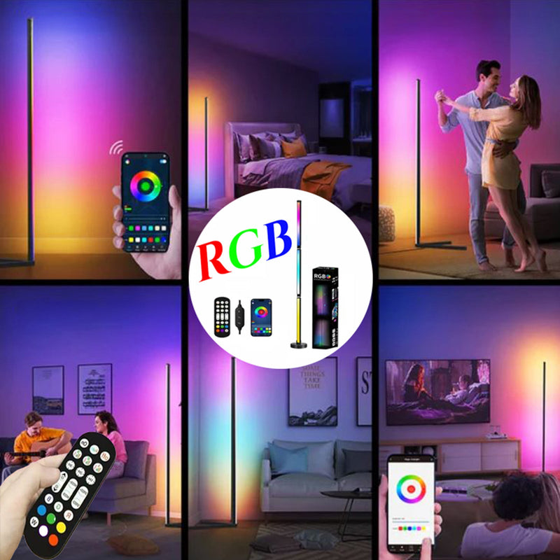 ROHOVÁ RGB LAMPA 120CM S DIAĽKOVÝM A APLIKÁCIOU