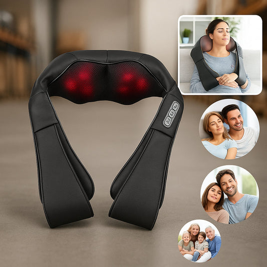Shiatsu masážny prístroj na krk a celé telo s vyhrievaním
