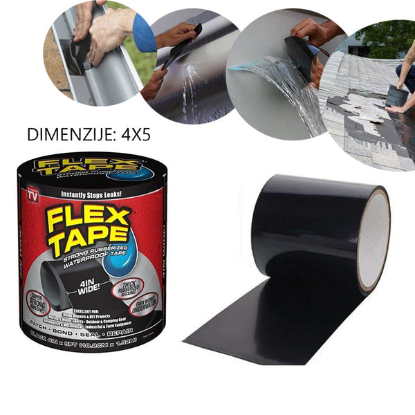 SUPER VÝKONNÁ FLEXNÁ PÁSKA POGUMOVANÁ VODEODOLNÁ 4X5