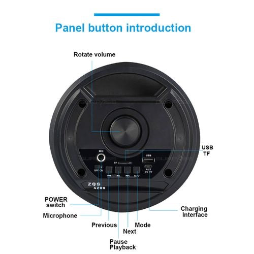 Bluetooth trubicový reproduktor + mikrofón