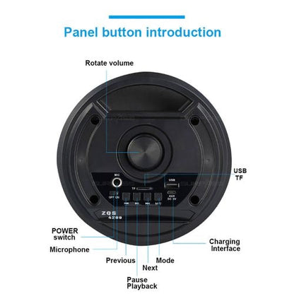 Bluetooth trubicový reproduktor + mikrofón