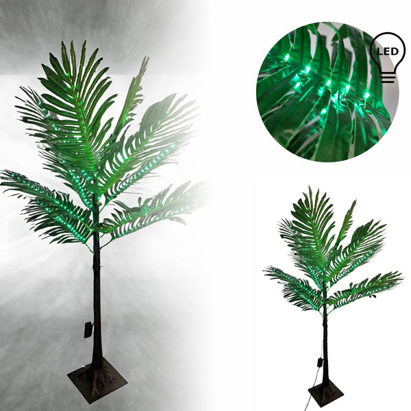 LED OSVETLENIE DEKORAČNÁ PALMA SO STOJANOM 120CM/150CM/180CM