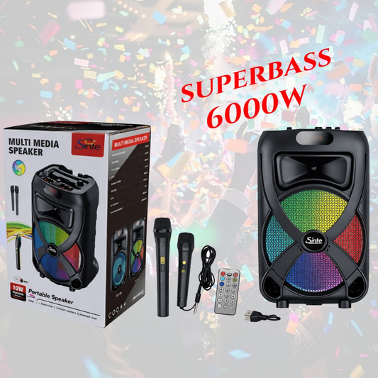 SuperBass 6000W Party Reproduktor