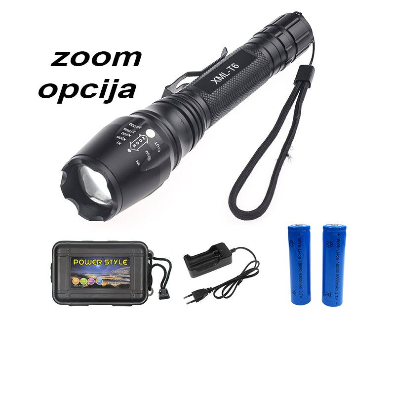 LED nabíjateľná lampa