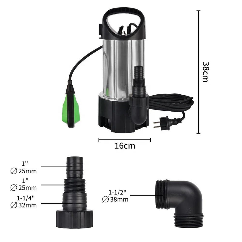 PONORNÉ ČERPADLO NA ČISTÚ VODU S PLÁVÁKOM 1200W